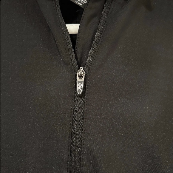 Spyder Black women’s 1/2 Zip Pullover, Small - Picture 3 of 5